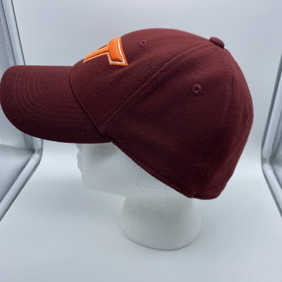 Virginia Tech Hokies Maroon Cap Hat Flex-Fit Stretch L/XL NCAA Top of the World - Picture 6 of 9